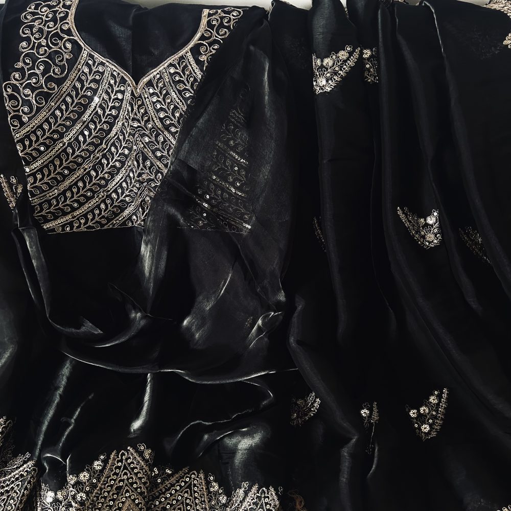 Black Luna Saree